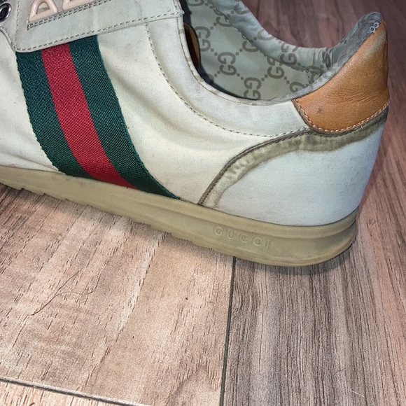 Gucci Classic men’s sneaker LEFT SHOE ONLY Logo GG luxury - Picture 11 of 16